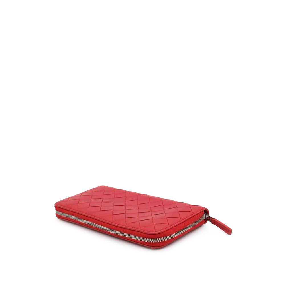 Pre-Loved Bottega Veneta Nappa Intrecciato Zip Around Long Wallet - Picture 3 of 12